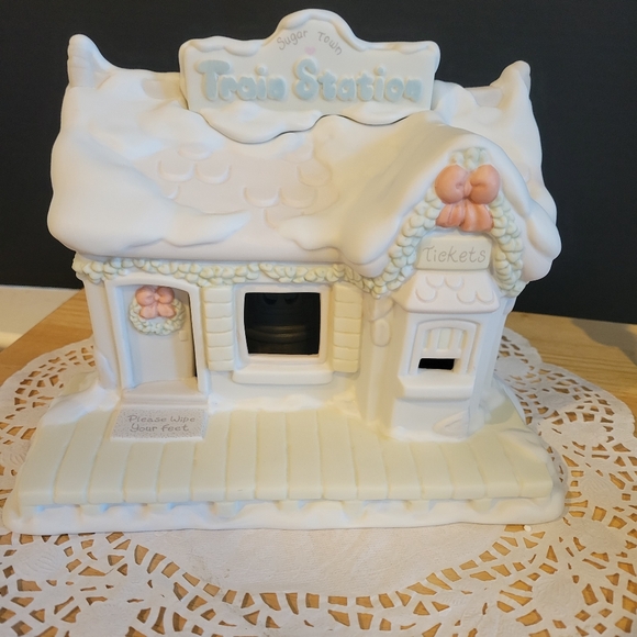 Vintage Sugar Town Train Set 6-pc Precious Moments Retired - Picture 7 of 14